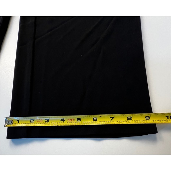 Lands' End Black Wide Leg Pants Women's Size‎ S (6-8) Stretch Casual - Picture 6 of 6